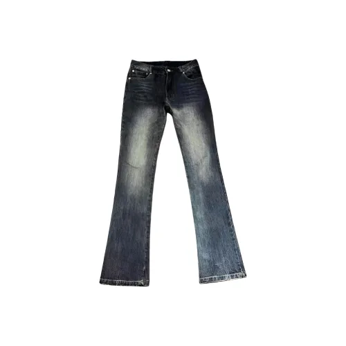 CAT'S PAW Синий Унисекс Джинсы