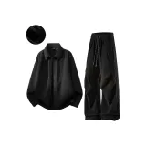 Черный [с флисовой подкладкой] + Черный [с флисовой подкладкой]