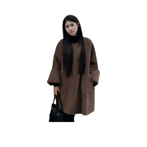 ZEKIKO STUDIO Кофе Женские Пальто