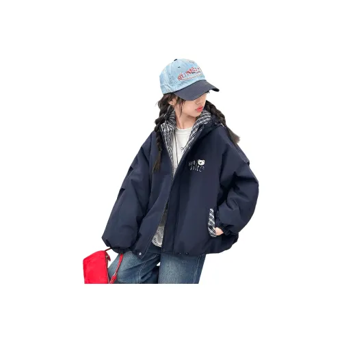 MUMUWU HOUSE Темно-синий школьный топ