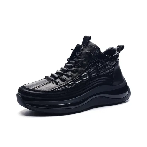 SENJIALUO Термический Поддерживающий Устойчивый к Износу Легкий Высокий Топ Повседневная Обувь Мужская