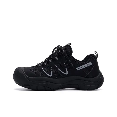 HUANQIU Устойчивый к истиранию Легкий Низкий Топ Повседневная обувь Женская Черная