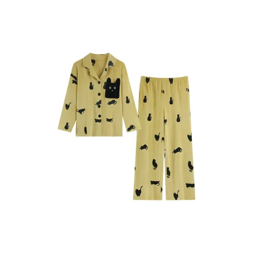 MIIOW Тихий Котенок Женские Пижамные Комплекты