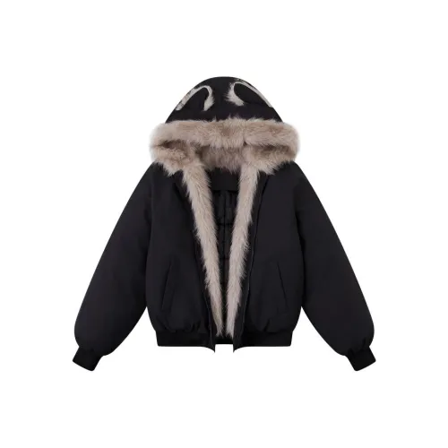 SONGXIER Черный Унисекс Пуховики