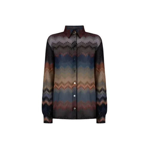 MISSONI Blue Women's Shirts MISSONI Синие Женские Рубашки
