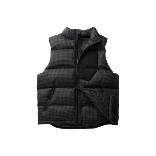 SHINIANFUGONG Пуховый жилет Легкий Воротник-стойка Майка Пальто Для мужчин Унисекс