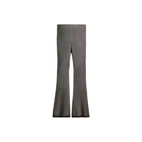 H M Темно-серые женские повседневные штаны