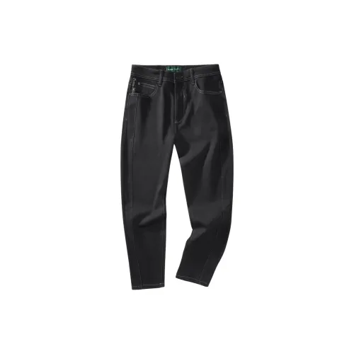 Dance with Wolves Черные Мужские Джинсы