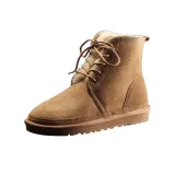 Каштановые высокие кроссовки