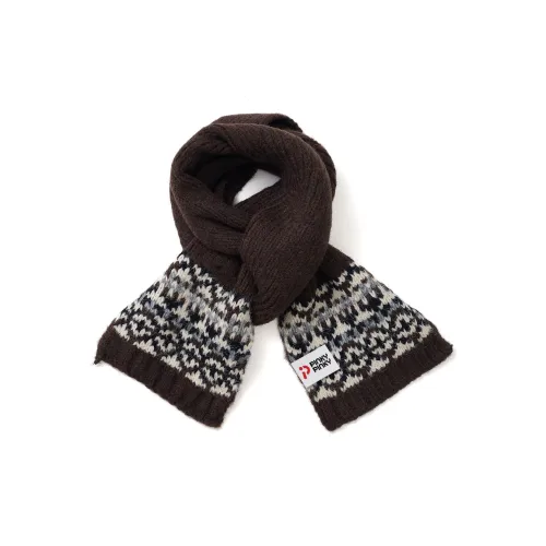 PINKYPINKY Смесовая шерсть Вязаные шарфы Унисекс