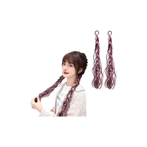 MUNINGFEI Tangled Corkscrew Косичка Многоцветный Горячая девушка Перукга с косами