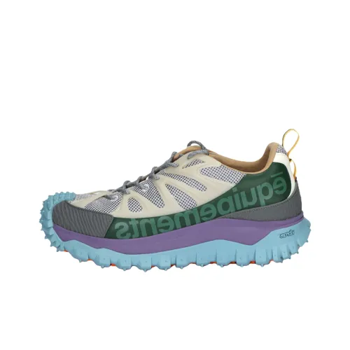 Moncler Trailgrip Amoeba Low Топ Повседневная обувь Мужская Зеленая