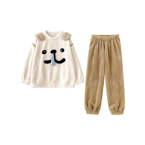 QIAOYUN Щенок Женские Пижамные комплекты