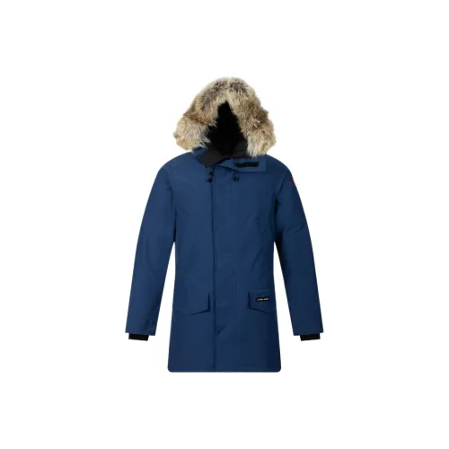 Canada Goose Langford Series Down Jacket Parka Coat Winter Men's Polar Night Blue