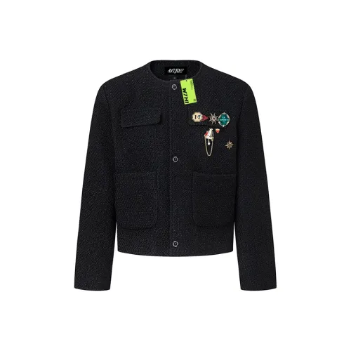 W7H1 Черный Унисекс Куртки