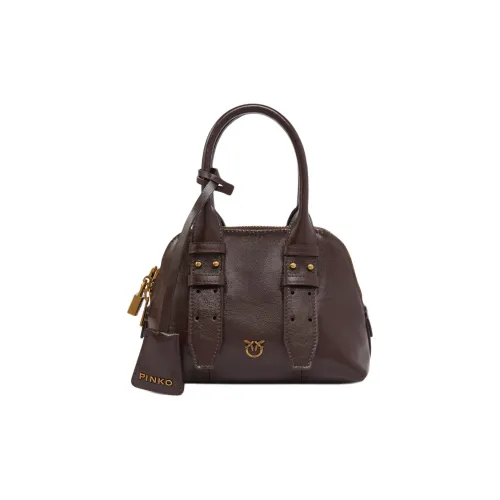 PINKO Коровья кожа Сумка Маленькая Женская Коричневая