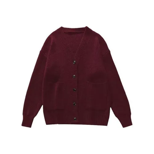 MDEHT Бургунди Женский Трикотаж