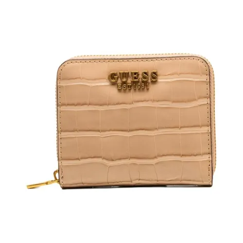 GUESS Полиуретан Кошелек Маленький Женский Тауповый