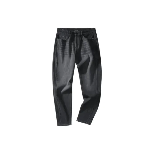 Dance with wolves Черный Серый Цвет Мужские Джинсы