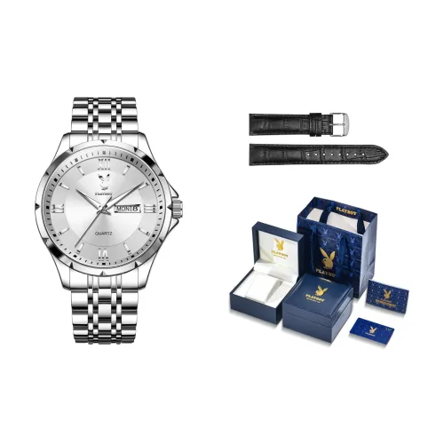 Коллекция Playboy Style Кварцевый механизм Стальной ремешок Часы Мужские Многоцветный циферблат часов