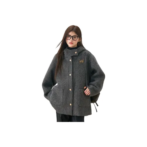 YINLEI Серый Женский Пальто