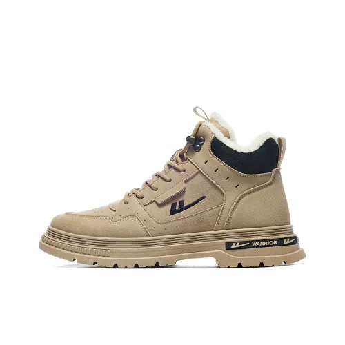 Warrior Martin Boots Khaki Fleece Lined Wa Thickened Men's