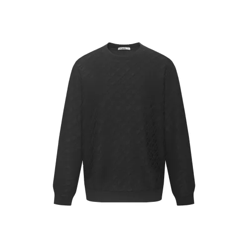 LESS IS MORE Черный 24DTX9031S Мужской Свитшот