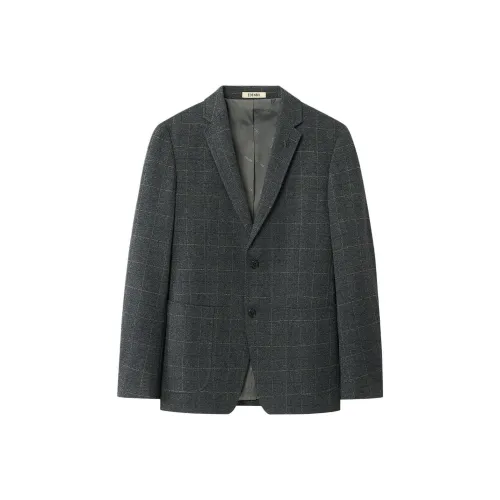 EDENBO Темно-серый Мужской Деловой костюм