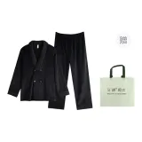 (Вельвет) 74666 Обсидиан Черный [Сумка для покупок]