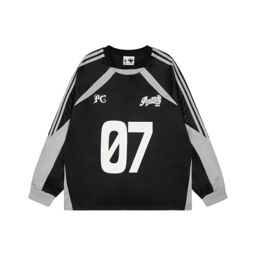 LBPC Черный Серый Цвет Унисекс T-рубашки