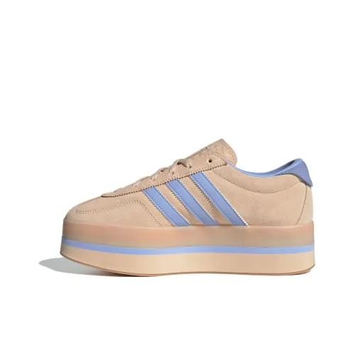 Adidas Originals Gazelle Скейтборд Кроссовки Низкие Топ Смола Желтый Флуоресцентный Синий Женские