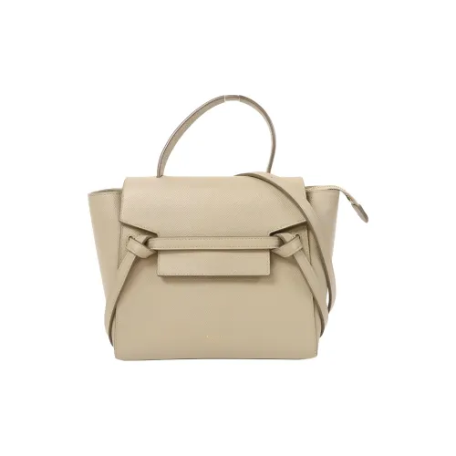 CELINE Коровья кожа Унисекс Бежевая сумка
