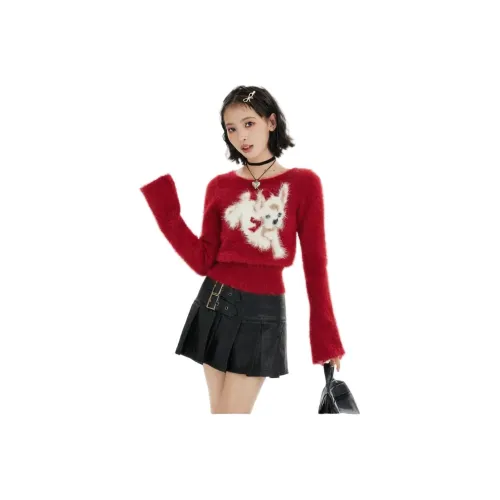 FLIM Красный Женский Трикотаж