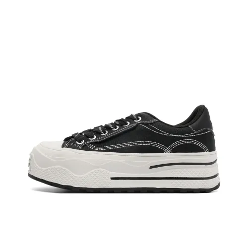 DEERWAY Устойчивая к истиранию противоскользящая низкая повседневная обувь для женщин черного цвета