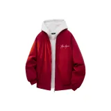 Бордовый [MY1099 Хлопковый пуховик] (в комплекте с высококачественным белым и серым свитшотом Фотиния)