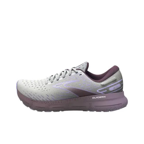 Brooks Glycerin 20 Беговые кроссовки Женские Белый Фиолетовый