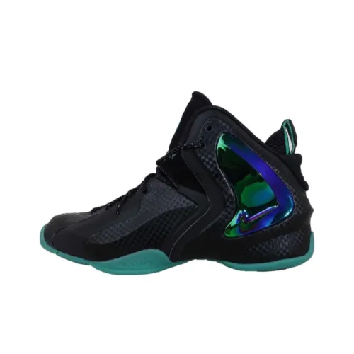 nike Penny Lil Posite Hyper Jade High Топ Винтажные баскетбольные кроссовки Мужской Сапфировый зеленый