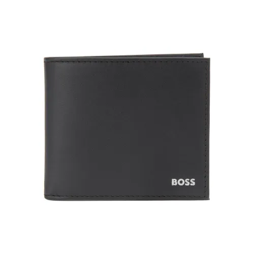 BOSS Кожа Кошелек Мужской Черный