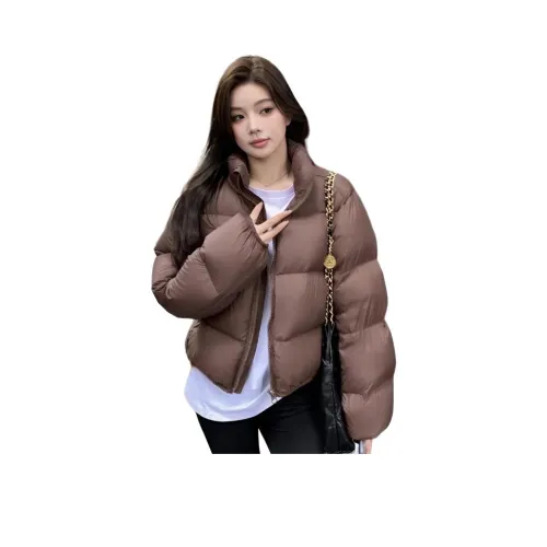 COHX Темный кофейный женский пуховик