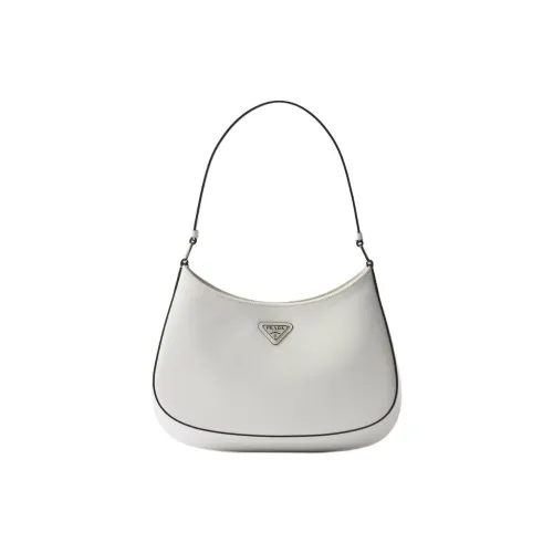 PRADA Cleo Телячья кожа Сумка Женская Белая