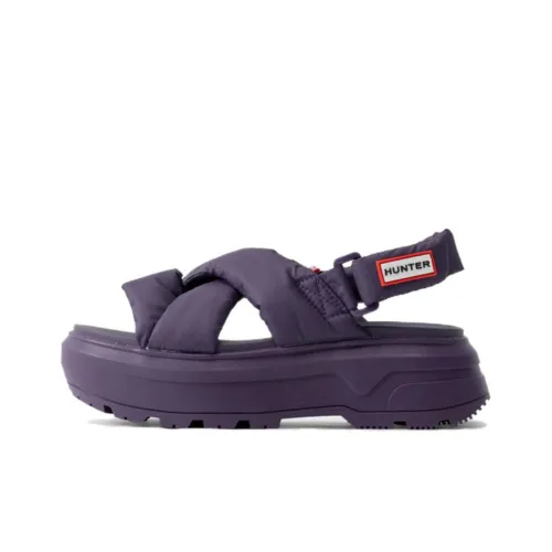 HUNTER Пляжные сандалии Фиолетовый Унисекс