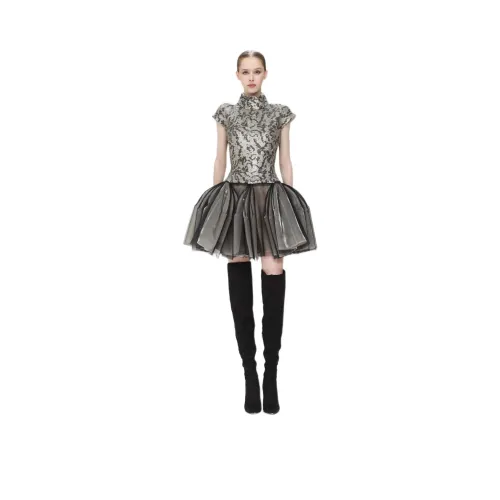 RDRE Короткий рукав Платье Женское