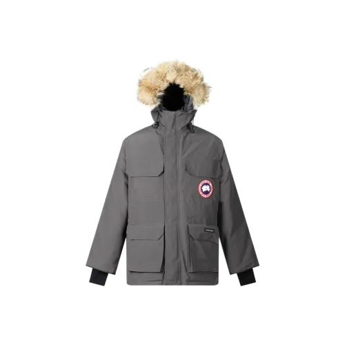 Canada Goose Expedition Series Пуховик PARKA Пальто Азиатская версия Зимний Мужской Графитовый