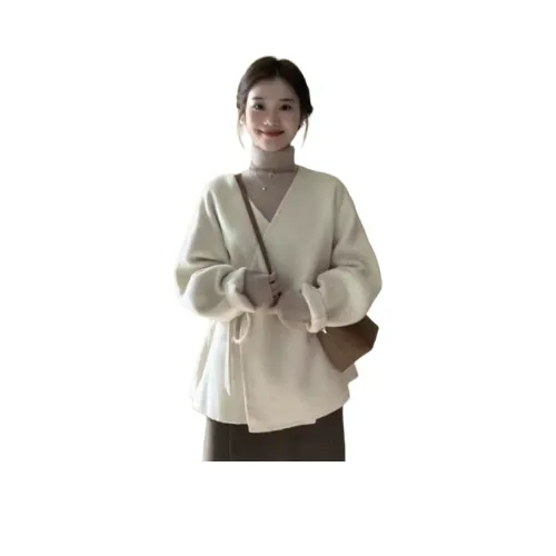 YICHEN Экрю Женская Трикотажная Одежда