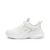 Кожаный верх, бело-серый