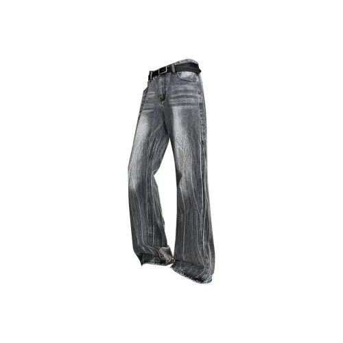 NRXX Черные джинсы унисекс с флисовой подкладкой