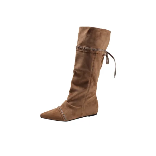 UMEK Женские высокие сапоги на каблуке 3 см