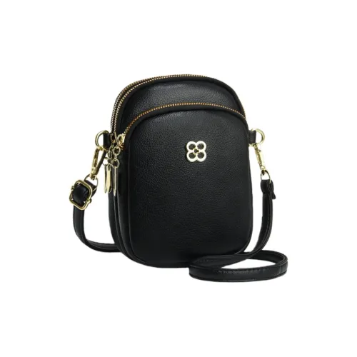 MOM'S HELPER ПУ (полиуретан) Сумка через плечо Стандартная Женская Черный Белый