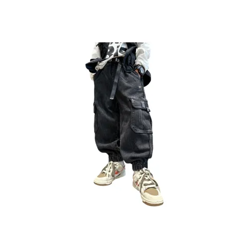 Teddy's Collection Черные бархатные штаны школьного возраста джинсы