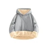 [Шерпа-толстовка] Фотиния Серый (Tb Звездное Небо Логотип Promise на груди)